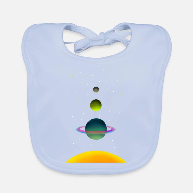 Planets Aligned Organic Baby Bibs