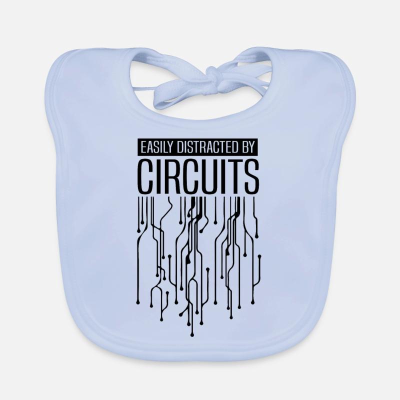 Citation ironique distrait par les circuits Bavoir bio Bébé