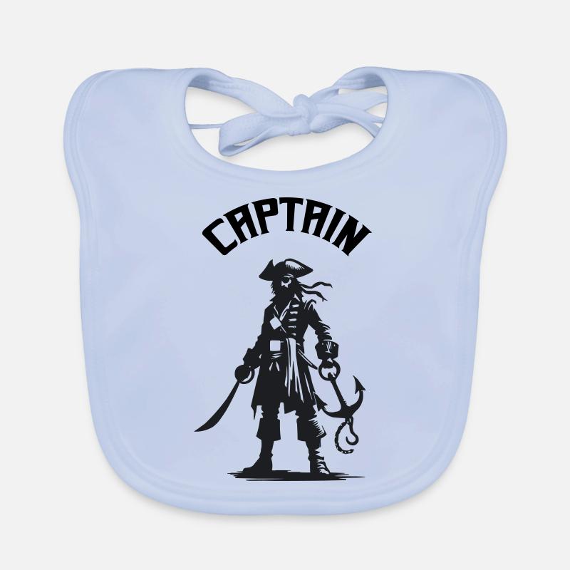 Capitaine pirate Bavoir bio Bébé