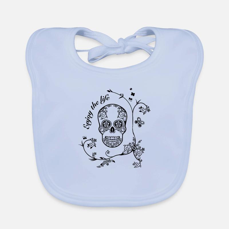skull Bavoir bio Bébé