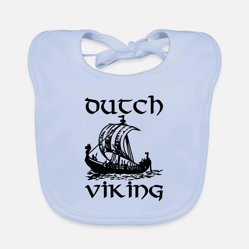 MULTI COLOR VECTOR - DUTCH VIKING Organic Baby Bibs