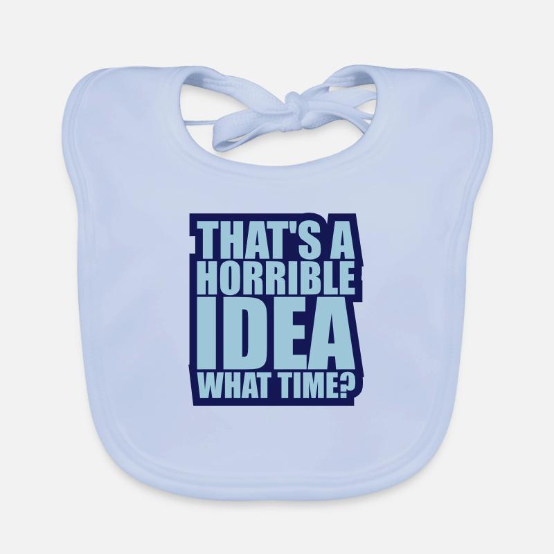 C’est une idée horrible Bavoir bio Bébé