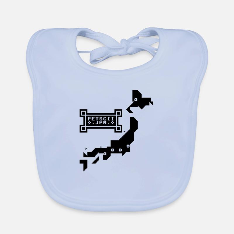 PETSCII japan Organic Baby Bibs