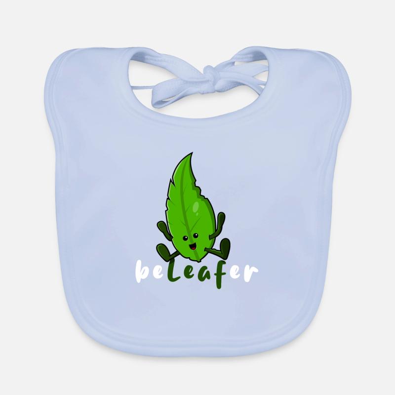 be-LEAF-er Bavoir bio Bébé