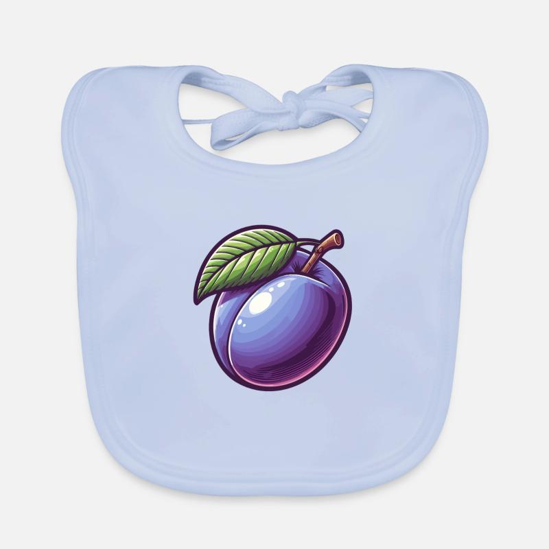 Purple plum Organic Baby Bibs