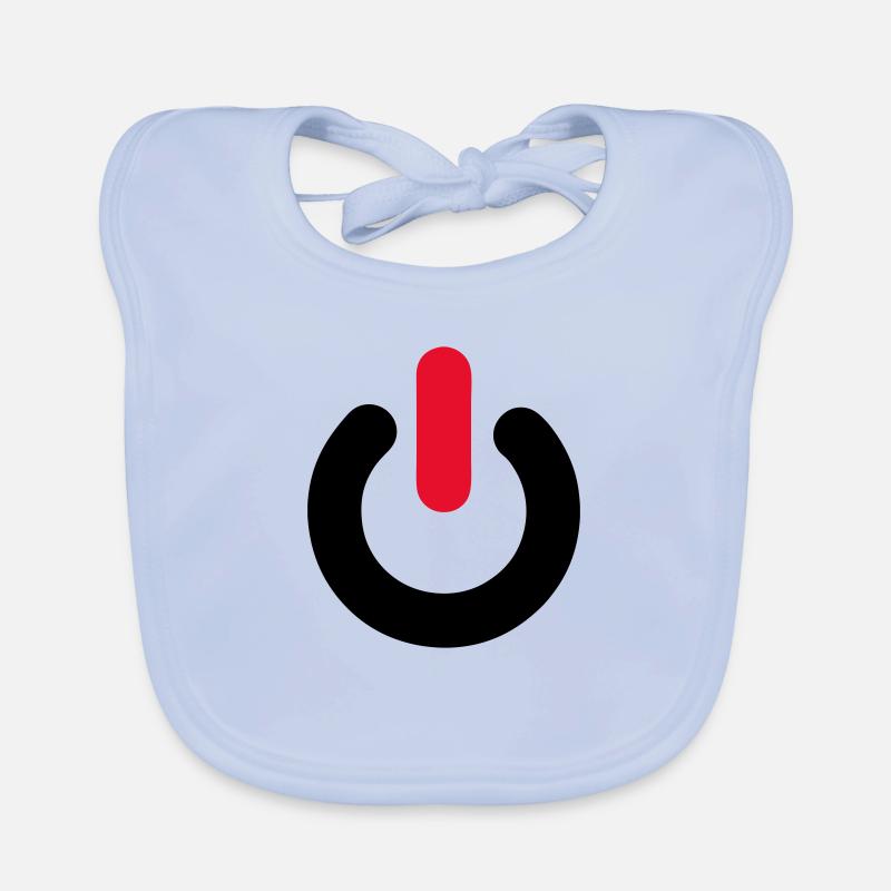 on, off, des commutateurs, pc, ordinateurs, Bavoir bio Bébé