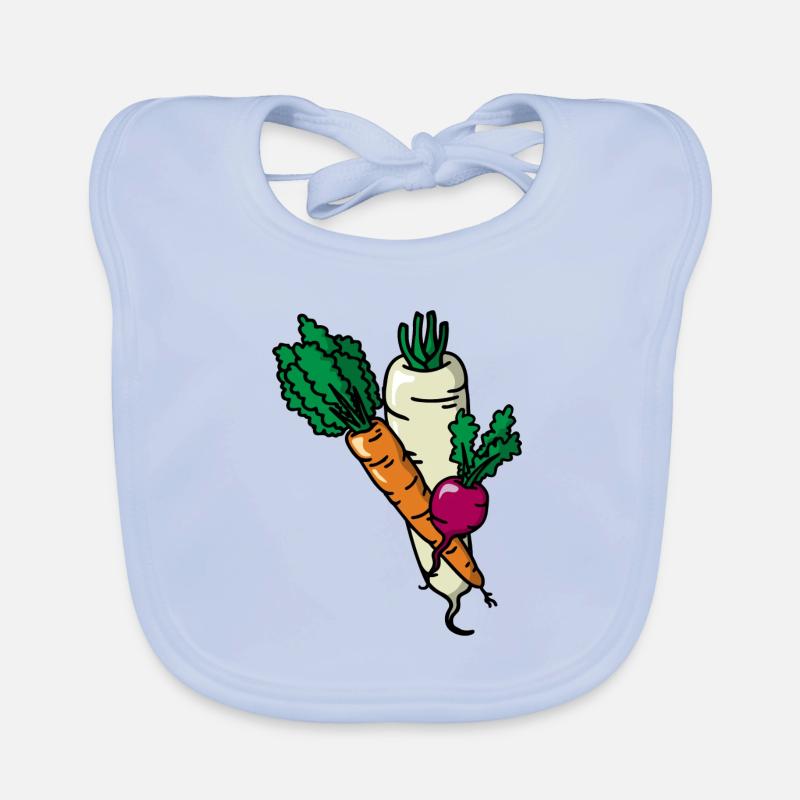Gemüse Gemüsegarten Vegetables Garden Gärtner Baby Bio-Lätzchen