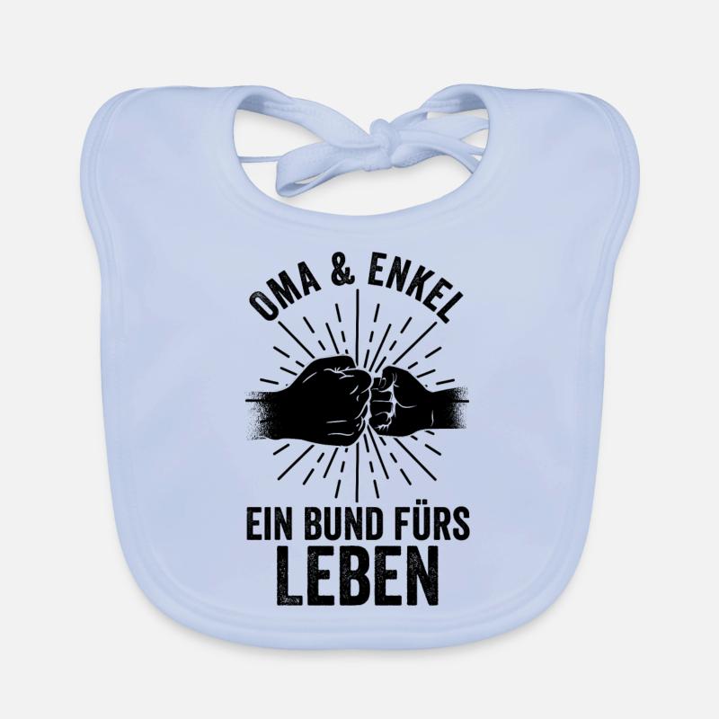 Großmutter Enkel Oma Baby Bio-Lätzchen