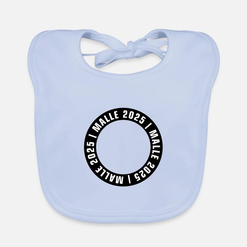 Malle 2025 Empty Organic Baby Bibs