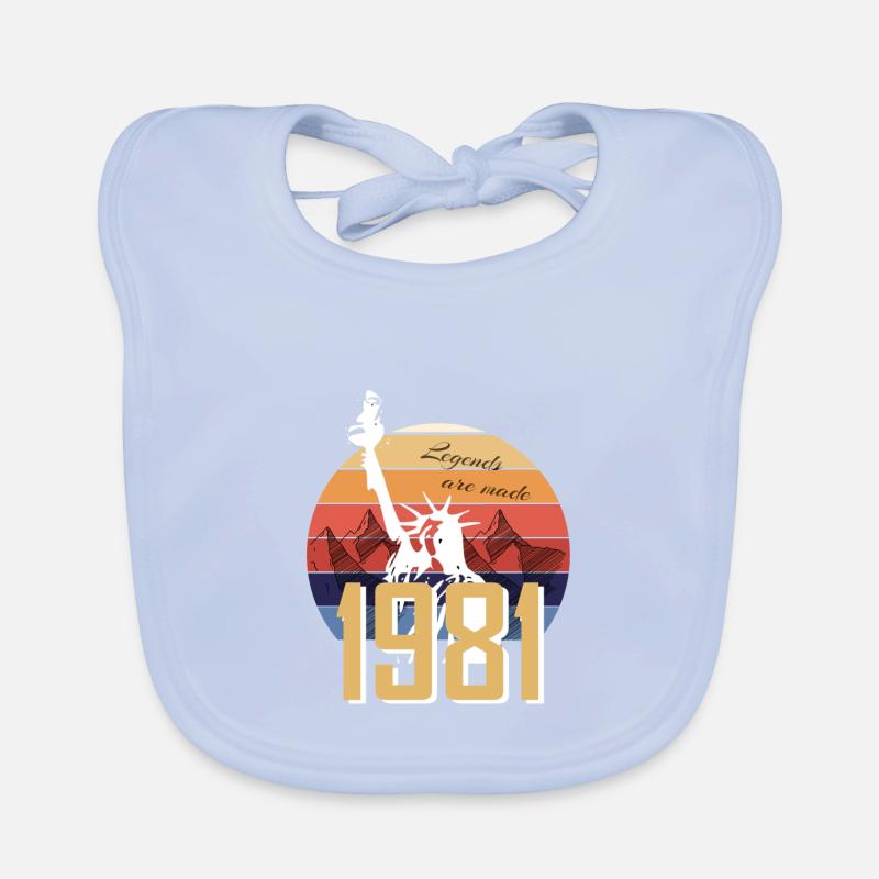 1981 le meilleur millésime de tous les temps. Bavoir bio Bébé