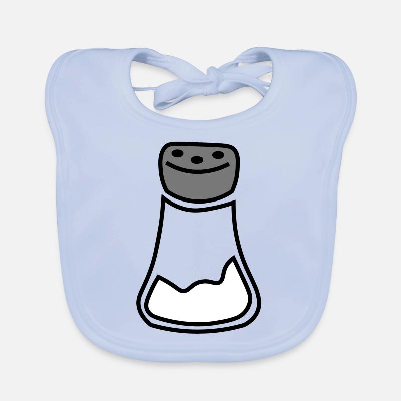 Gift idea salt shaker - salt and pepper Organic Baby Bibs