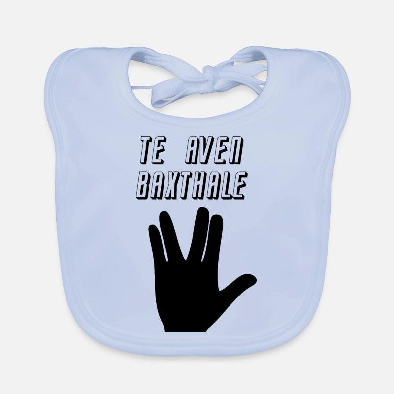 Te aven Baxthale - Baby Bio-Lätzchen - sky Blue