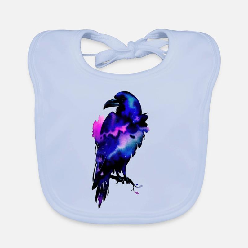 Corbeau Bavoir bio Bébé