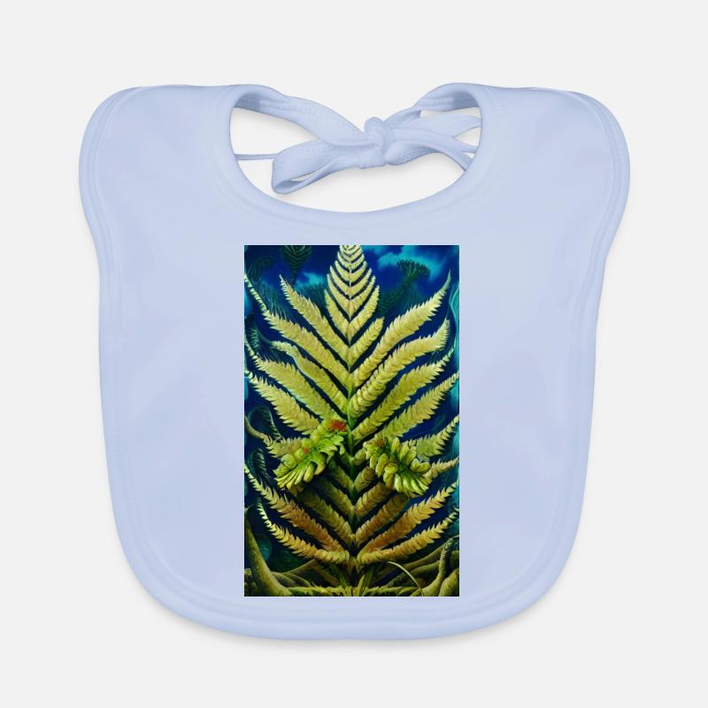 Fern Leaf Organic Baby Bibs