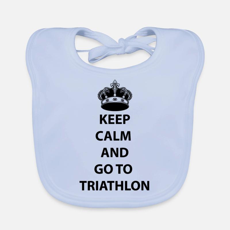 Triathlon Natation Vélo Course Marathon Bavoir bio Bébé
