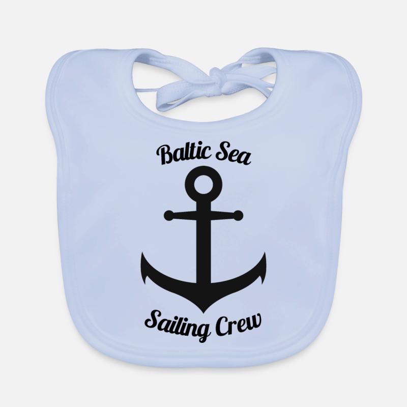 Équipage de voile de la mer Baltique Bavoir bio Bébé