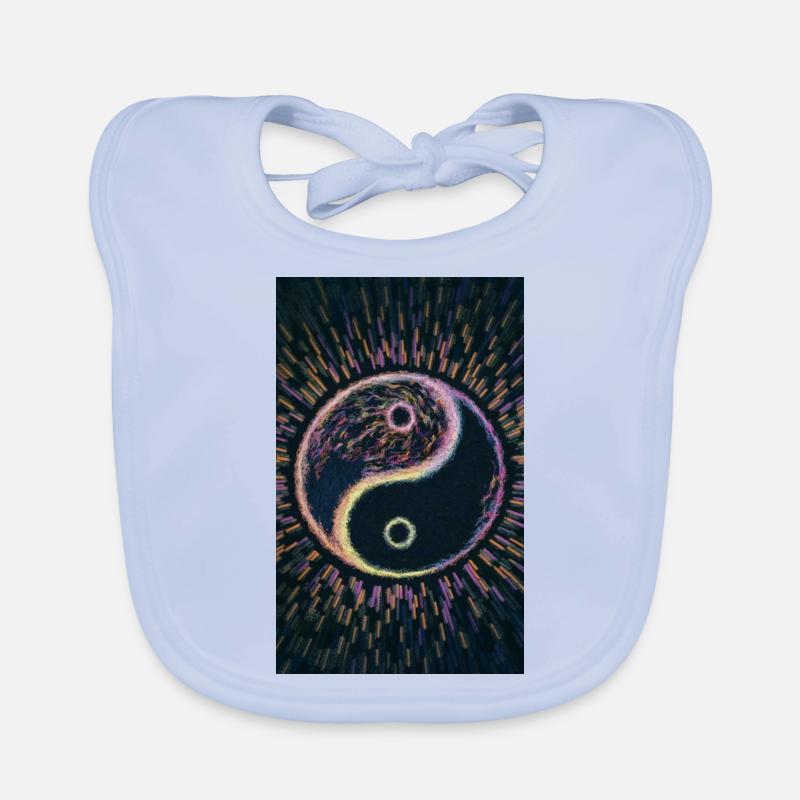 Yin et yang Bavoir bio Bébé