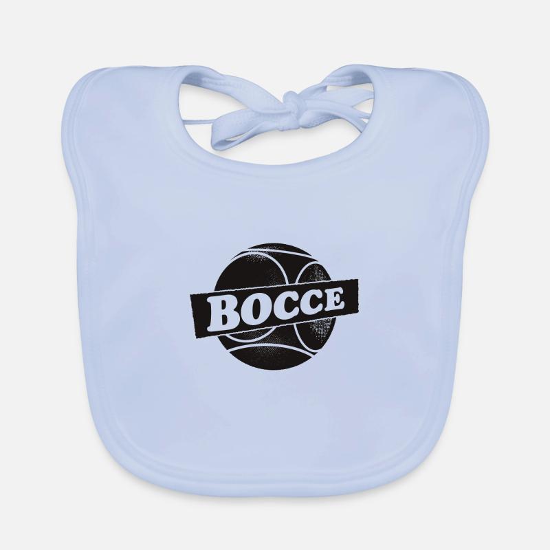 Boule de pétanque avec Jack Bocci Jeu de pétanque Bavoir bio Bébé