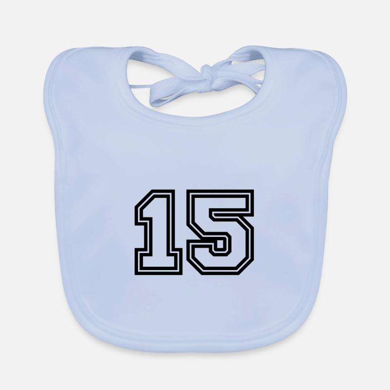 Symbole de 15 chiffres Bavoir bio Bébé