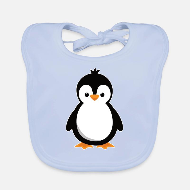 süßer Pinguin Baby Bio-Lätzchen