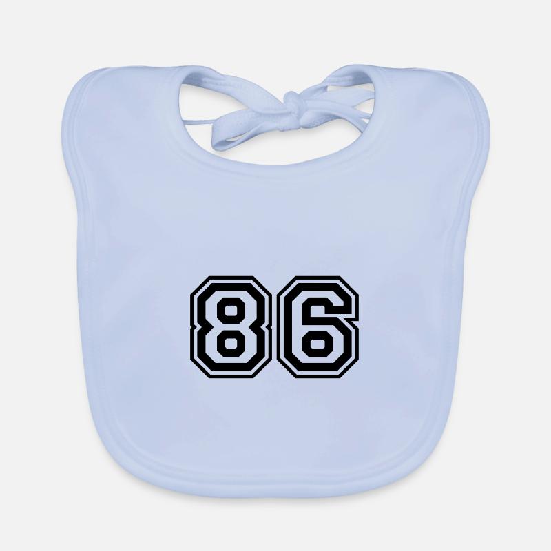 86 Numéro de numéro Bavoir bio Bébé