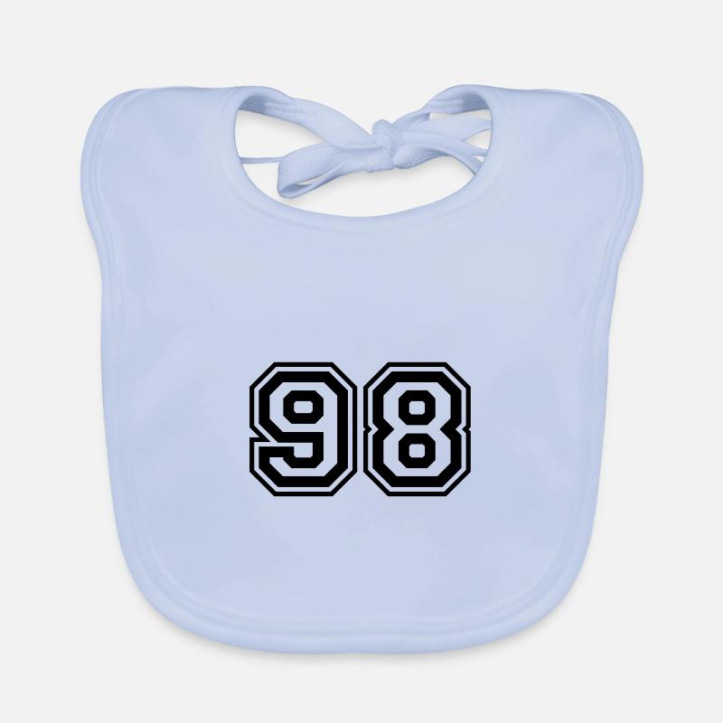 98 Numéro de numéro Bavoir bio Bébé