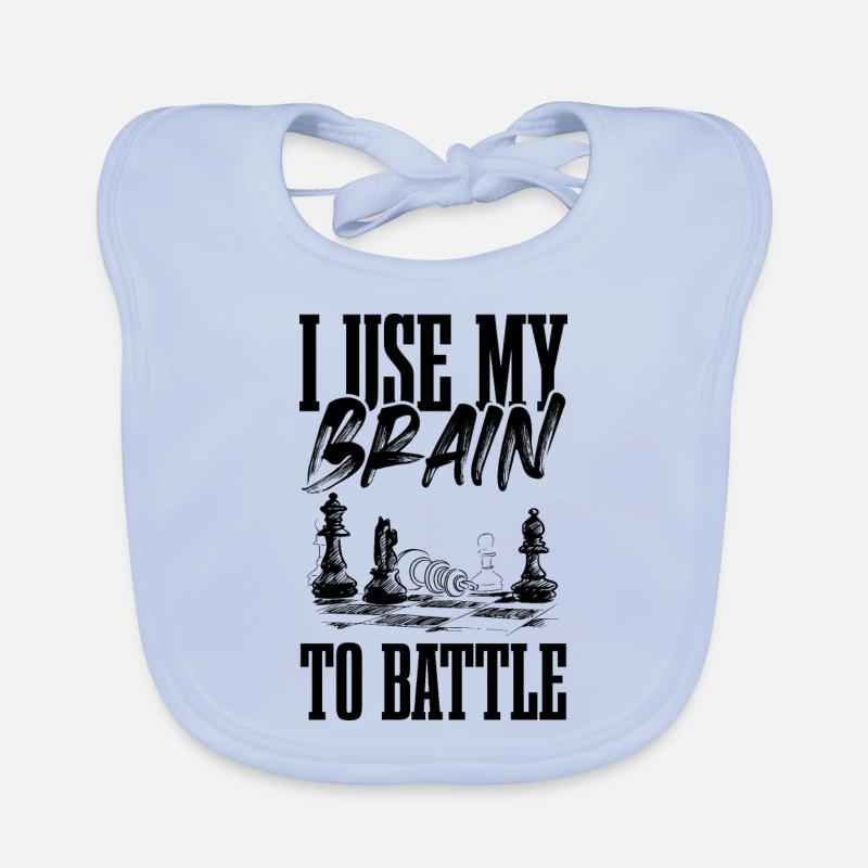 jeu d’échecs Bavoir bio Bébé