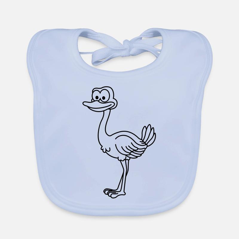 Strauss Comic Animal Bavoir bio Bébé