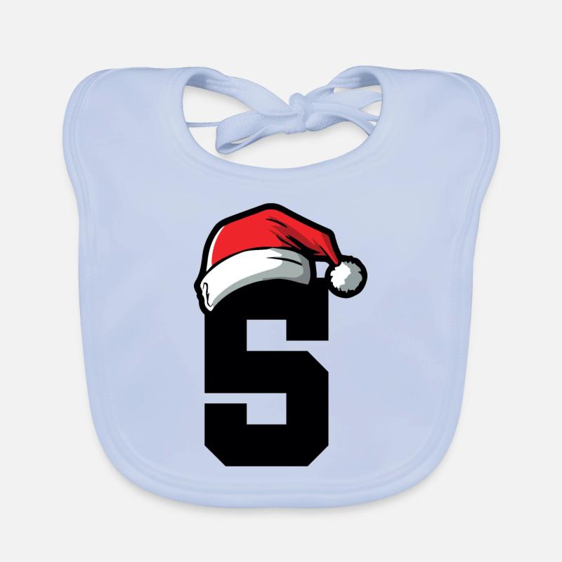 5 Numéro de Noël Bavoir bio Bébé