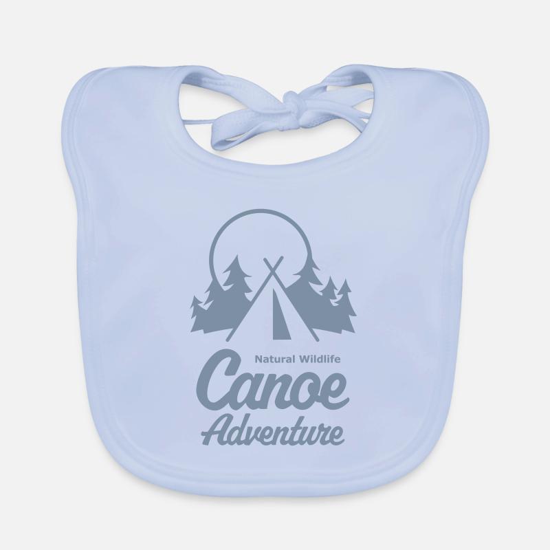 Conception d’aventure en canoë Bavoir bio Bébé