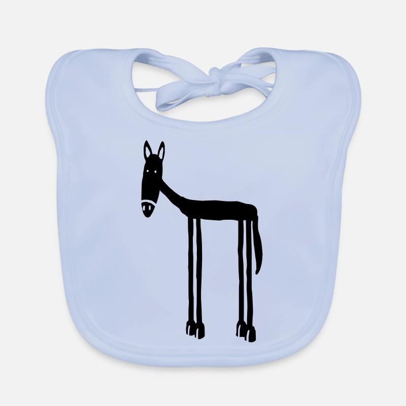 Pferd Baby Bio-Lätzchen