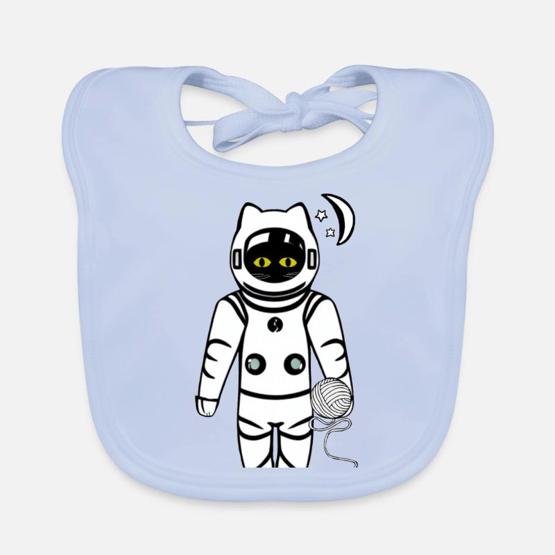 Chat Bavoir bio Bébé