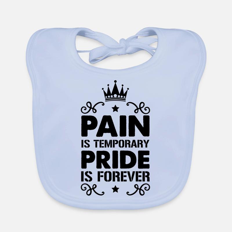 Fierté de la douleur Bavoir bio Bébé