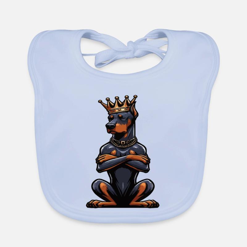 Doberman Doberman Propriétaire Doberman Lovers Bavoir bio Bébé