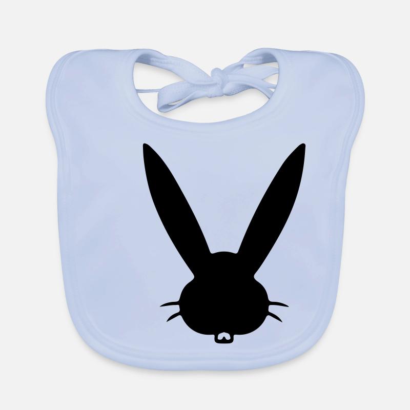 Lapin Lapin Tête de Lapin Bavoir bio Bébé