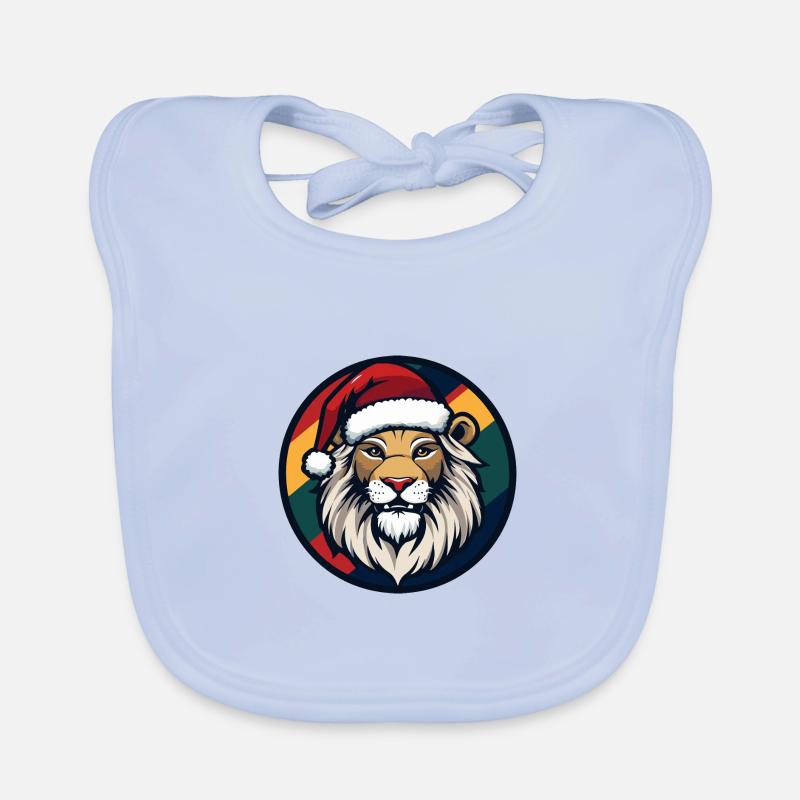 Lion Noël Noël Bavoir bio Bébé