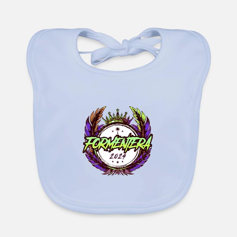 Formentera 2024 Multicoloured Organic Baby Bibs