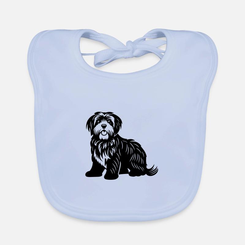 Havanese Hund Symbol Baby Bio-Lätzchen