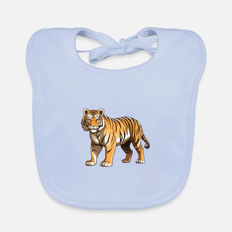 Tiger Tier Baby Bio-Lätzchen