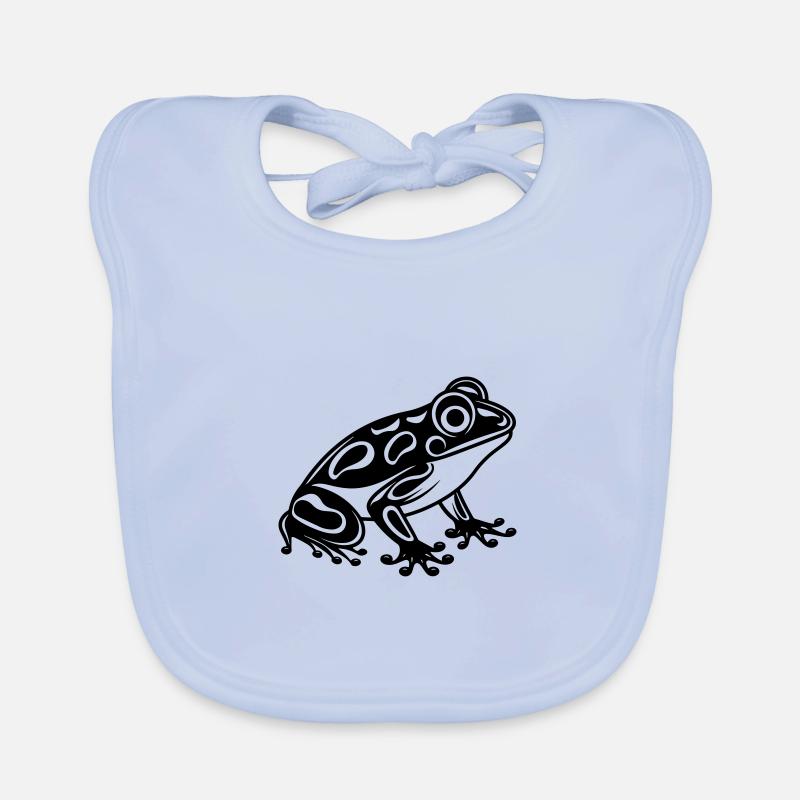 Grenouille Crapaud Bavoir bio Bébé