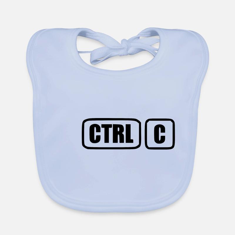 [CTRL] [C] [noir] Bavoir bio Bébé