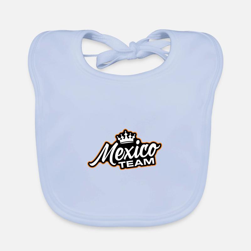 Équipe du Mexique Bavoir bio Bébé