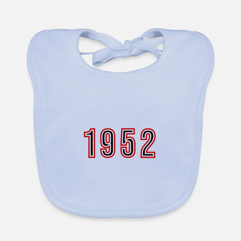 1952 Année Numéro Bavoir bio Bébé