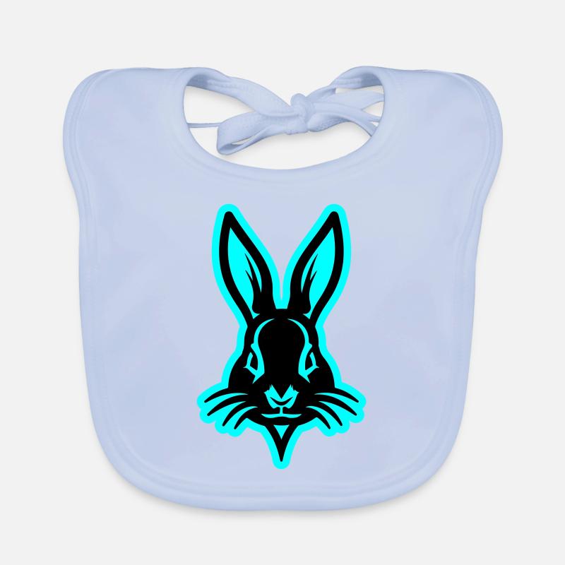 Bunny, Easter Bunny, Head Easter Organic Baby Bibs