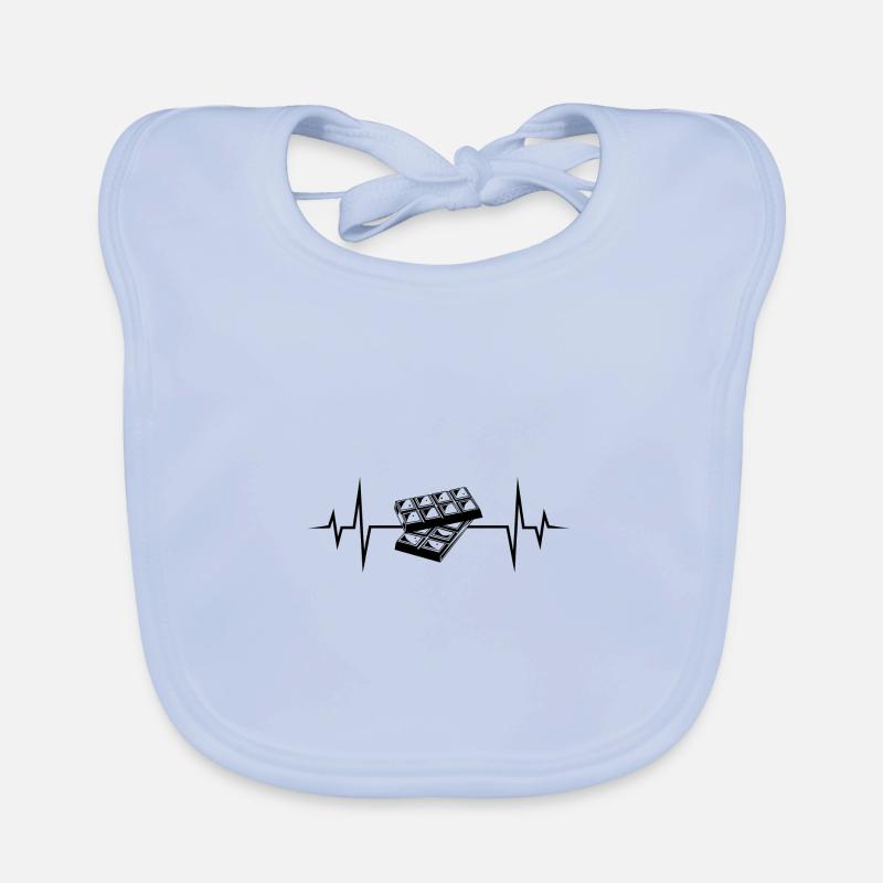 Chocolat Icon puls Bavoir bio Bébé