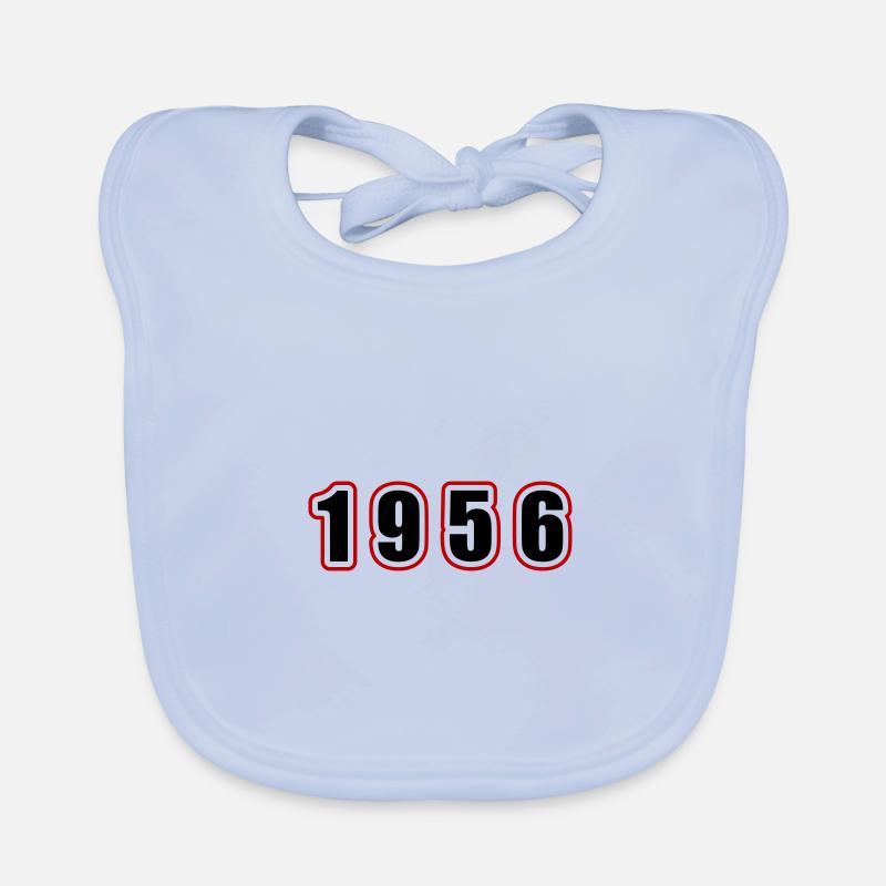 1956 Année Anniversaire Bavoir bio Bébé