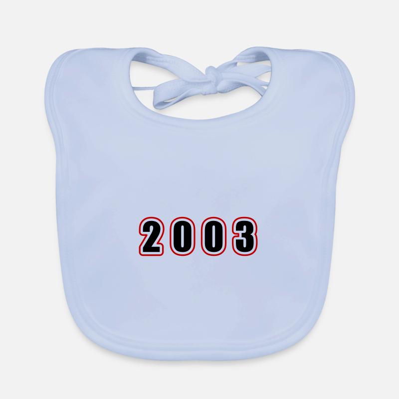 2003 Jahr Geburtstag Baby Bio-Lätzchen