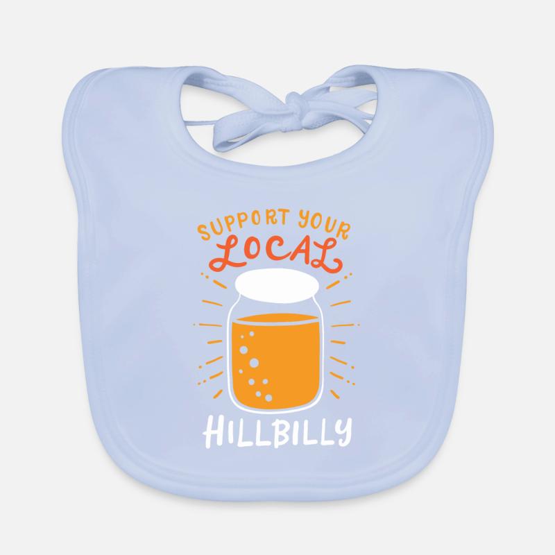 Support Your Local Hillbilly Bavoir bio Bébé