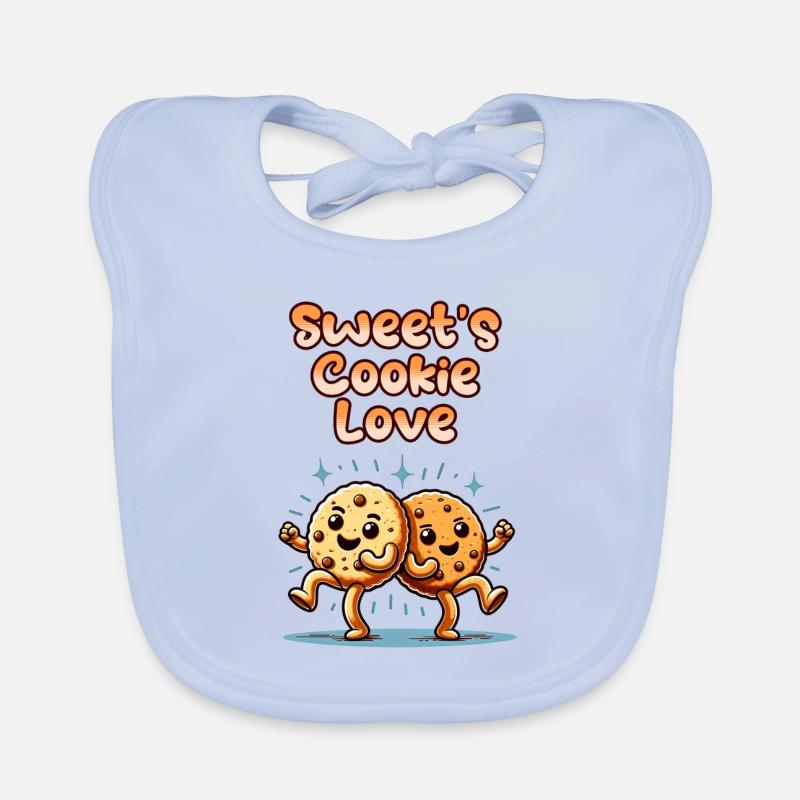 Biscuits mignons Biscuits sucrés Amour danser Bavoir bio Bébé