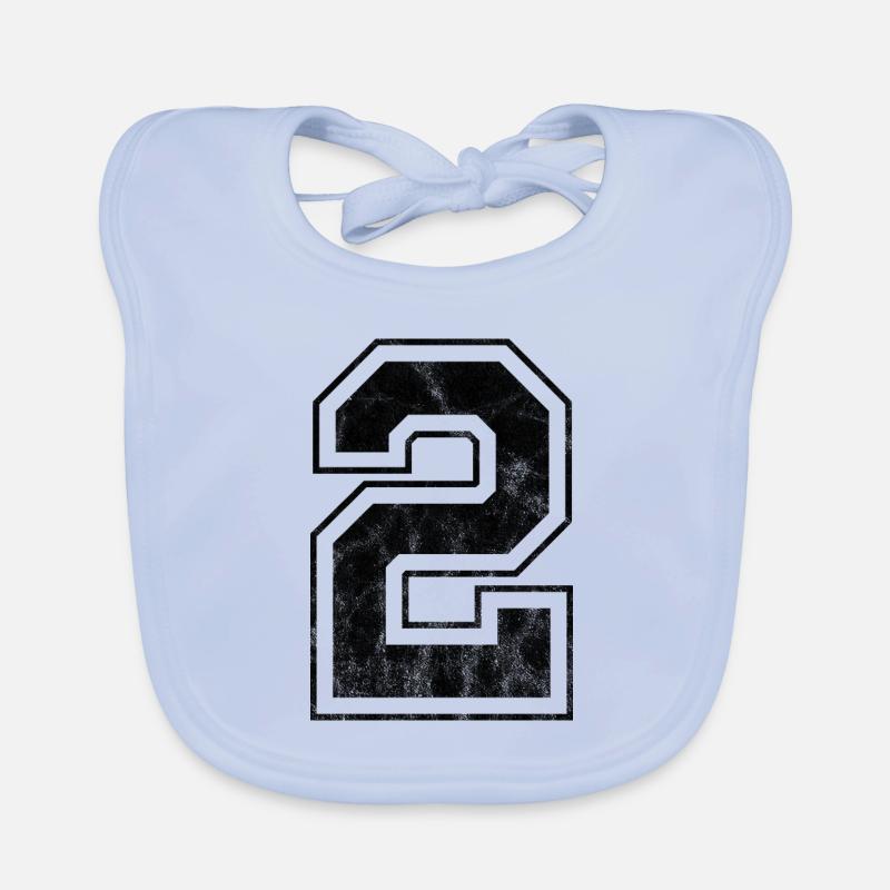 Numéro 2 Bavoir bio Bébé